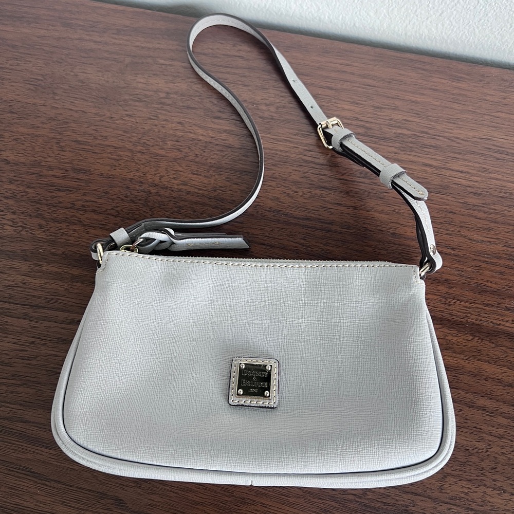 Timeless Grey-Blue Shoulder Bag